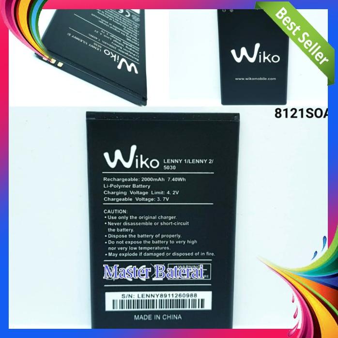 Acc Hp Baterai Wiko Lenny Wiko Lenny 2 Leny Model Wiko Lenny Leny2 5030 Ori