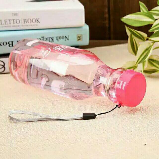 MY BOTTLE / BOTOL MINUM SODA / BOTOL KARAKTER UNIK / MY BOTTLE SODA 500ML-PINK