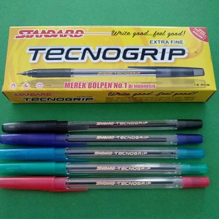 

⸨ZaJ ♜⸩ Pulpen Standard Tecnogrip Isi 12 |Produk spesial