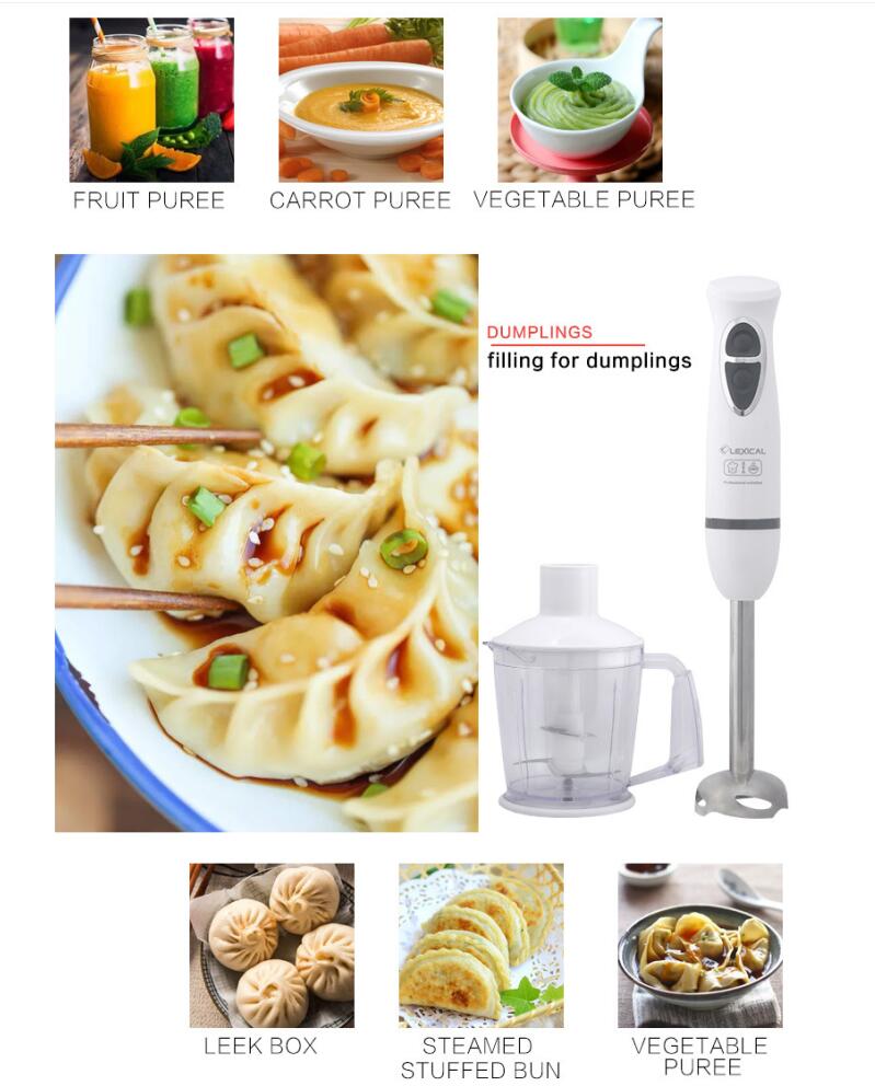 Hand Blender cubic 4in1 penghalus daging bumbu dapur Juicer Mixer Chopper blender tangan