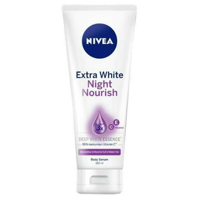 Nivea body serum night nourish 180 ml