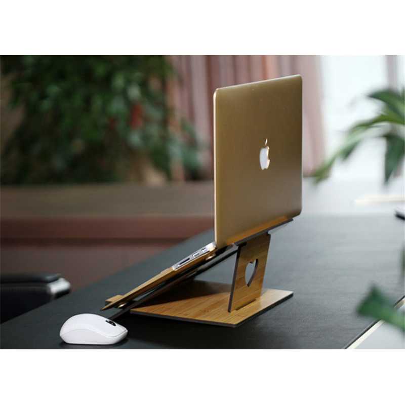 Fashion Wood Style Portable Laptop Stand - MR-666