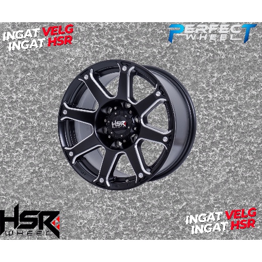 VELG HSR RING 16 VELG OFFROAD LEBAR 8 BAUT 6 FORTUNER L200 TRITON STRADA PAJERO HILUX DOUBLE