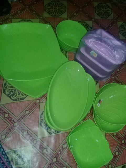 Piring Plastik Oval , Piring Ikan Golden Sunkist Pi-8006