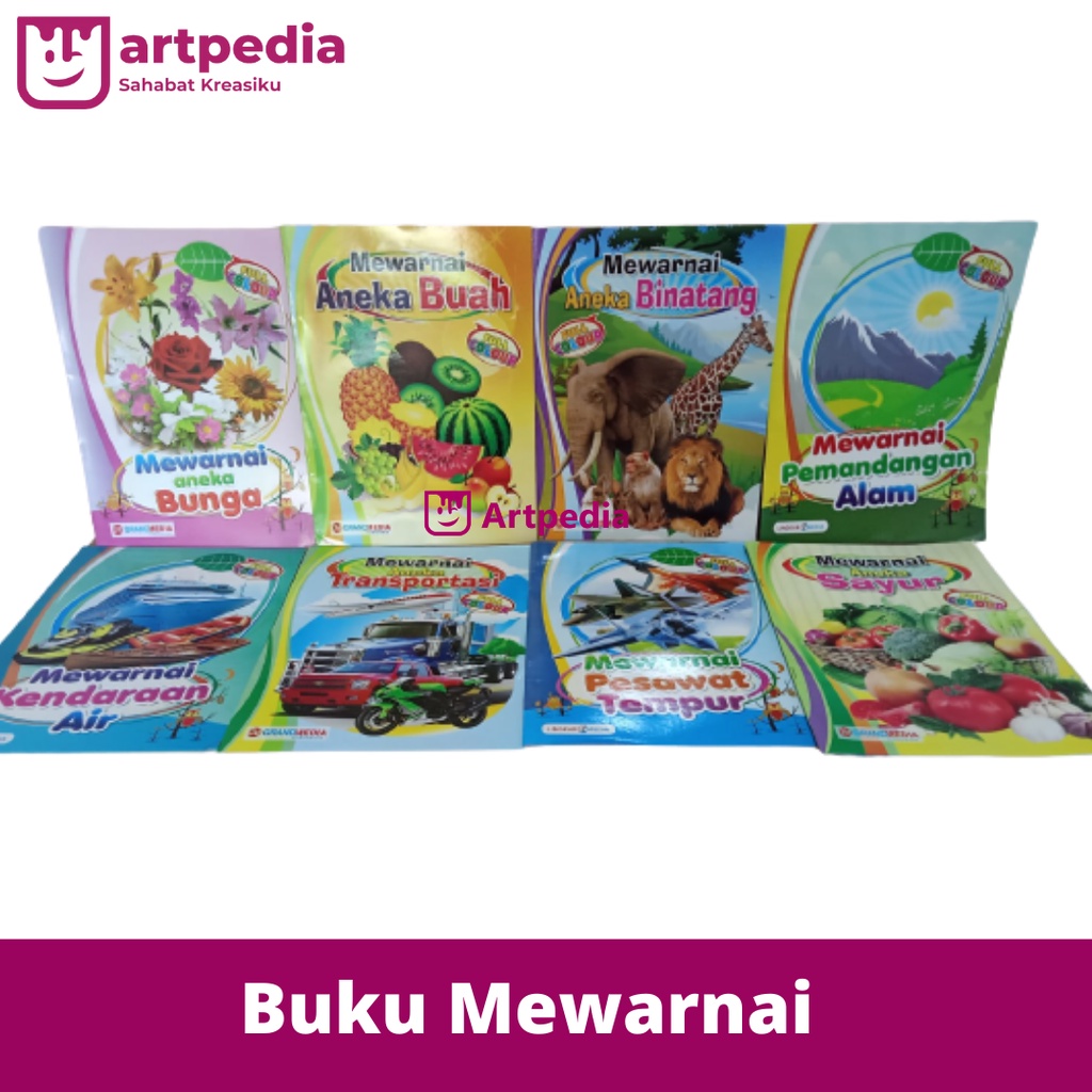 

Buku Mewarnai Anak Full Color / Buku Mewarnai Coloring Book