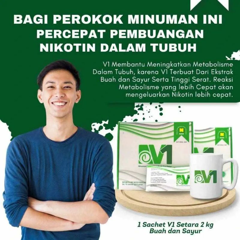 

BioV1 Nasa(minuman serbuk sayur dan buah)