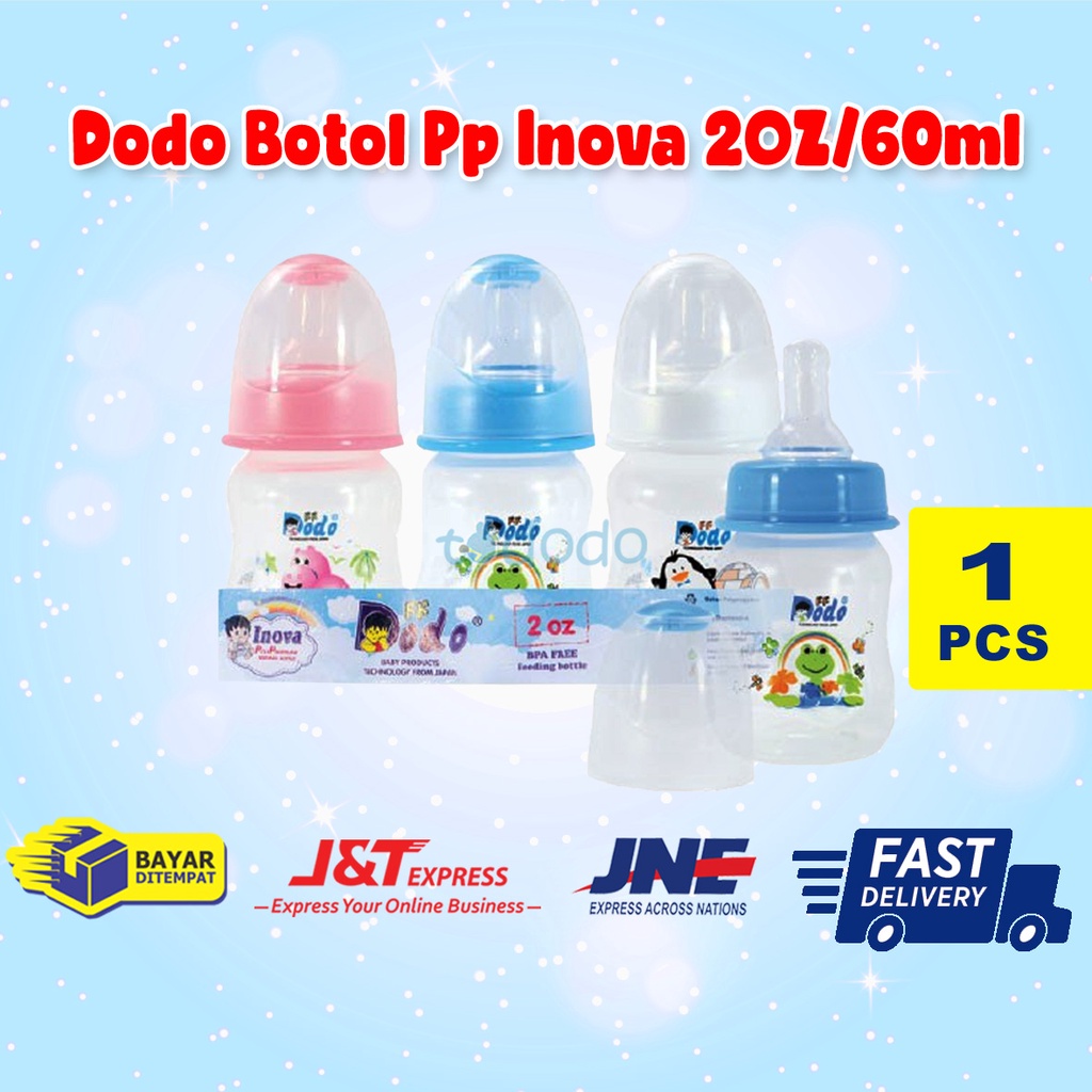 Dodo Botol Pp Inova 2OZ/60ml - Botol Susu