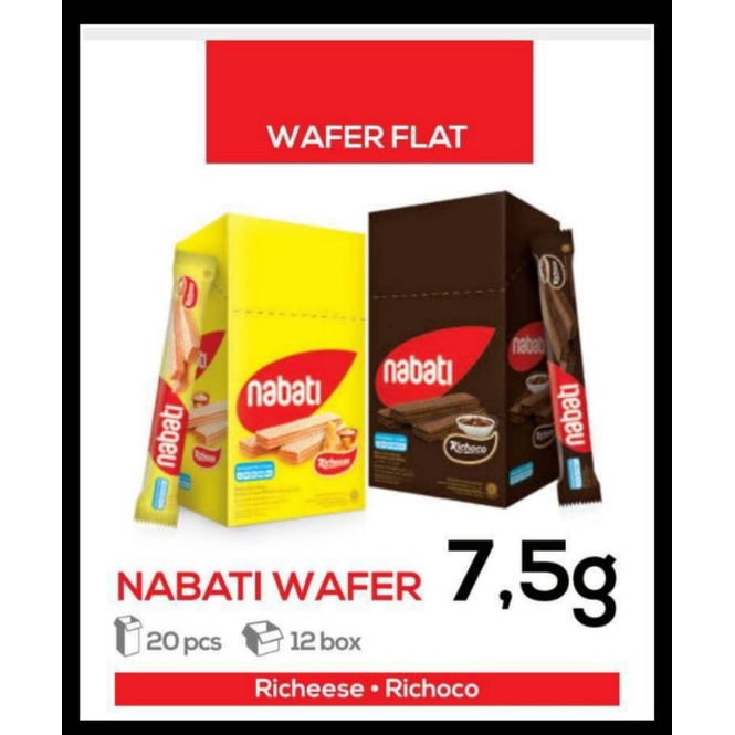 

Nabati wafer box - 7,5 g x 20 pcs