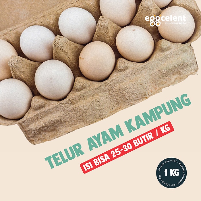 

Telur Ayam Kampung Asli - 1 Kg