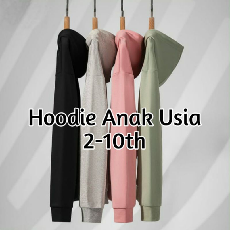 Hoodie Anak Polos Sweater Hoodie Anak Babytery Halus