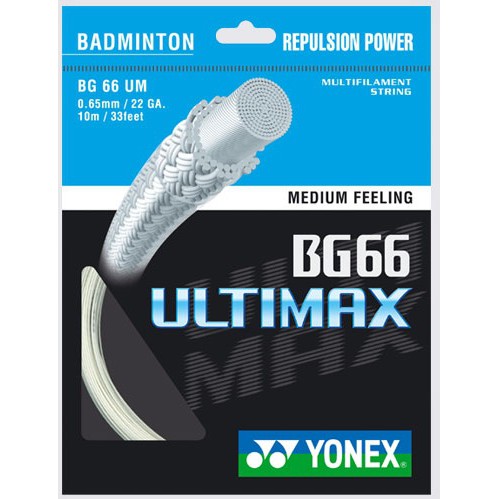 ORIGINAL Yonex BG 66 Ultimax SP Senar Badminton