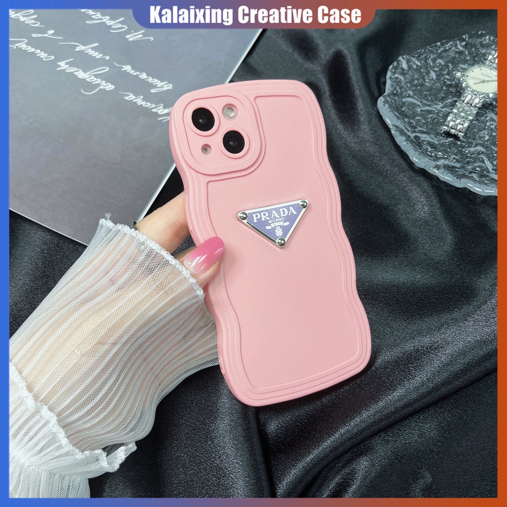 Soft Case Desain Prada 3D Untuk iPhone 14 Pro Max 14 Plus 13 12 11 Pro Max