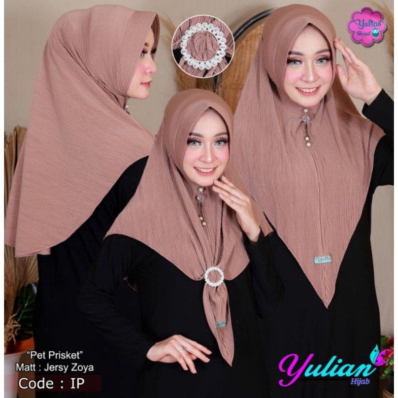 BERGO PRISKET "IP' RING/ JILBAB INSTAN BY YULIAN