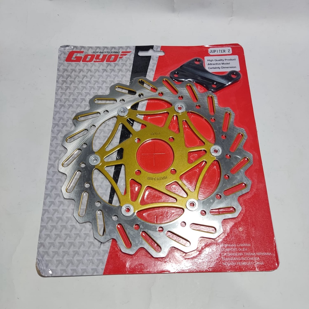 piringan cakram depan lebar motor jupiter z plus breket 300 mm