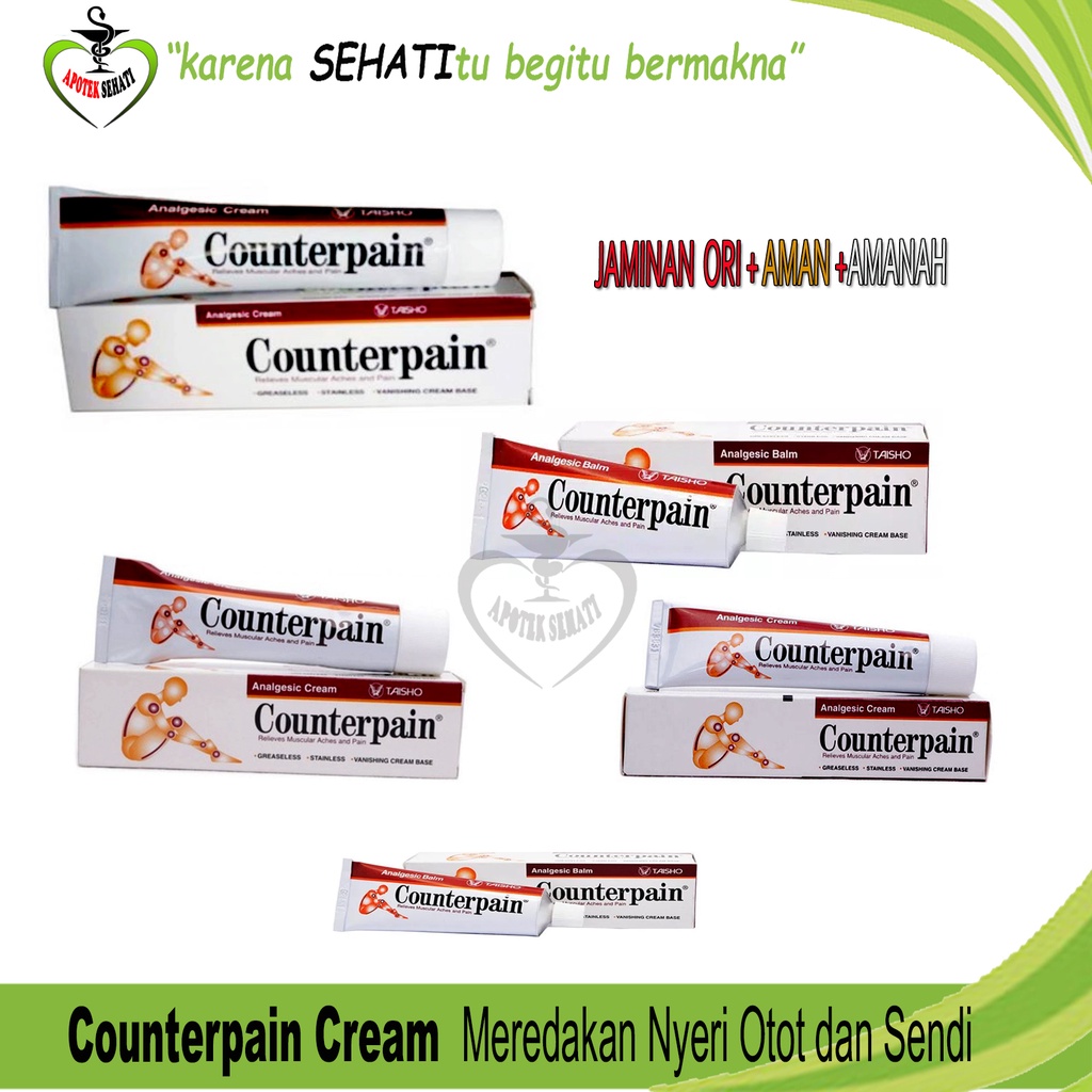 Counterpain Krim Pereda Nyeri Otot Sendi Keseleo Memar