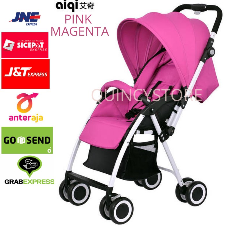 STROLLER AIQI ORIGINAL BABY AND KIDS RECLINE/KERETA DORONG BAYI RINGAN KUALITAS TINGGI IMPORT