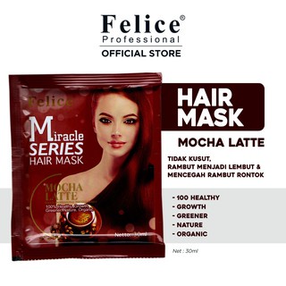 Jual Felice Miracle Hair Mask Sachet 30ml | Shopee Indonesia