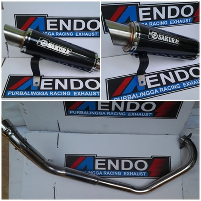 Knalpot Racing Custom Sakura untuk Motor Yamaha Byson