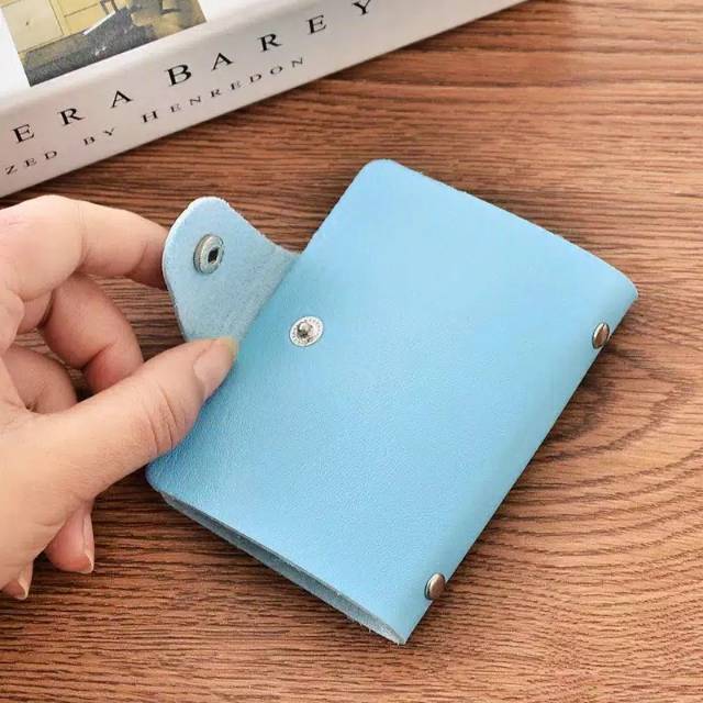 Dompet Kulit Klip Kartu / Dompet Clip Card  - Toko Mou