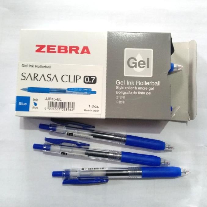 

Office & Stationery | Alat Tulis | Pulpen Zebra Sarasa 0,7 Biru / Bolpoint Zebra Sarasa 0,7 | Best Seller