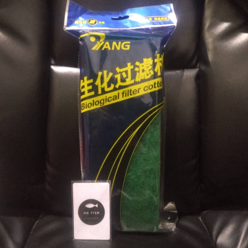 KAPAS BUSA 2 LAPIS BIO FOAM GREEN WOLL BUSA FILTER AQUARIUM