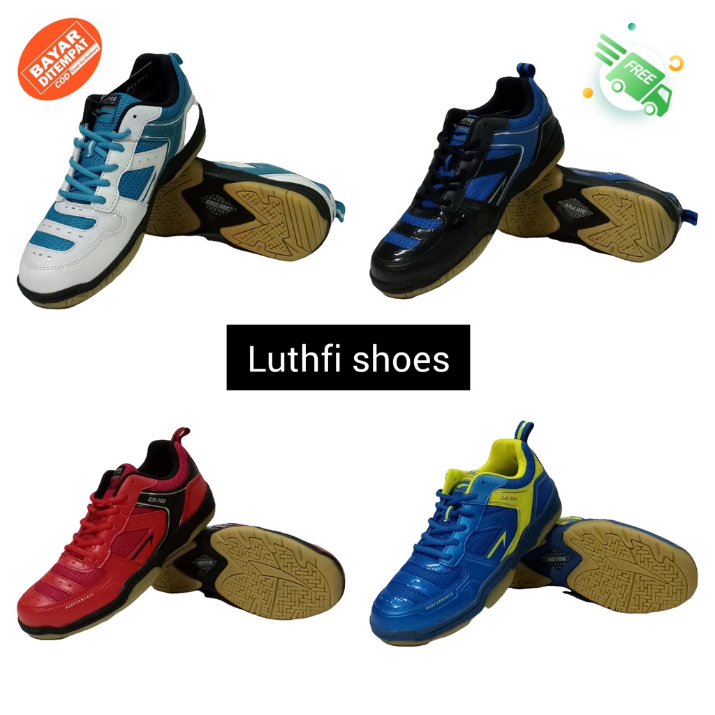 Sepatu Bulutangkis Pria Original Sepatu Badminton Pria Premium Sepatu Bulutangkis Terbaru