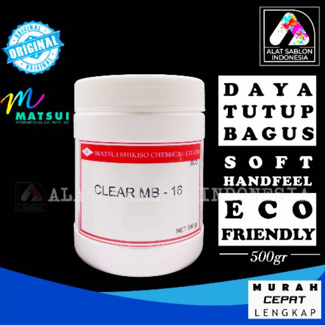 TINTA SABLON RUBBER MATSUI CLEAR MB 500GR