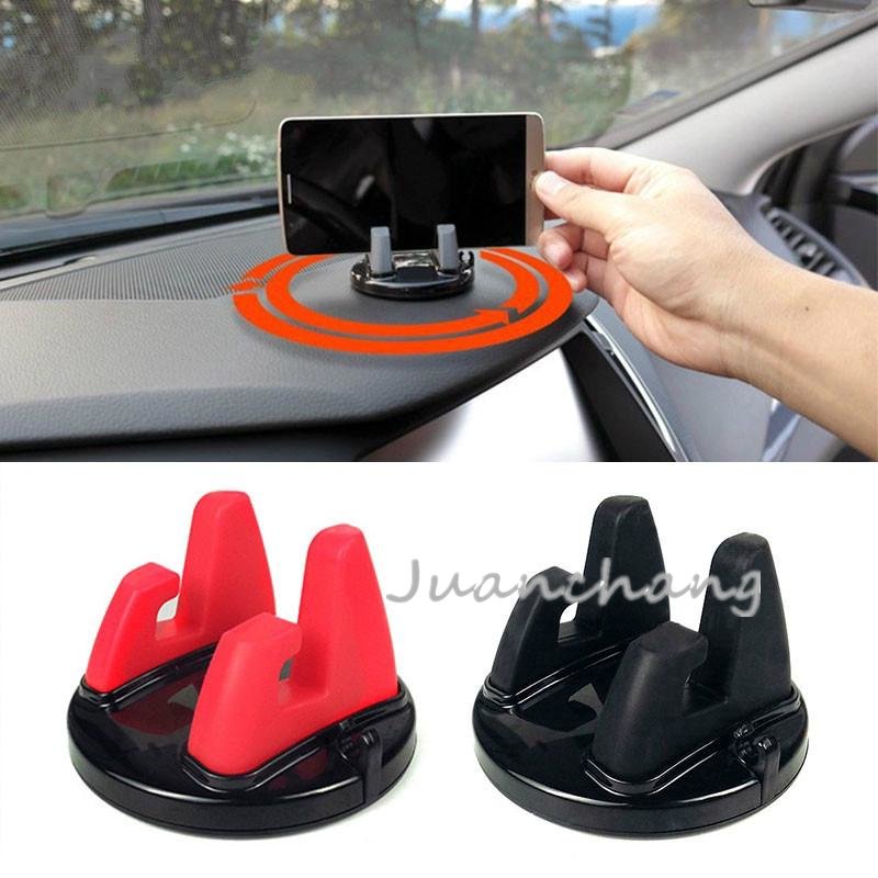 Bracket Stand Mount Dasbor Mobil Rotasi 360 Derajat Holder Handphone / GPS Universal