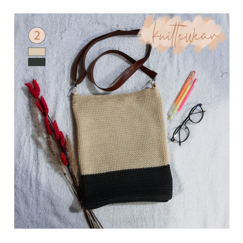 SIMPLE SLINGBAG KNITTEWEAR
