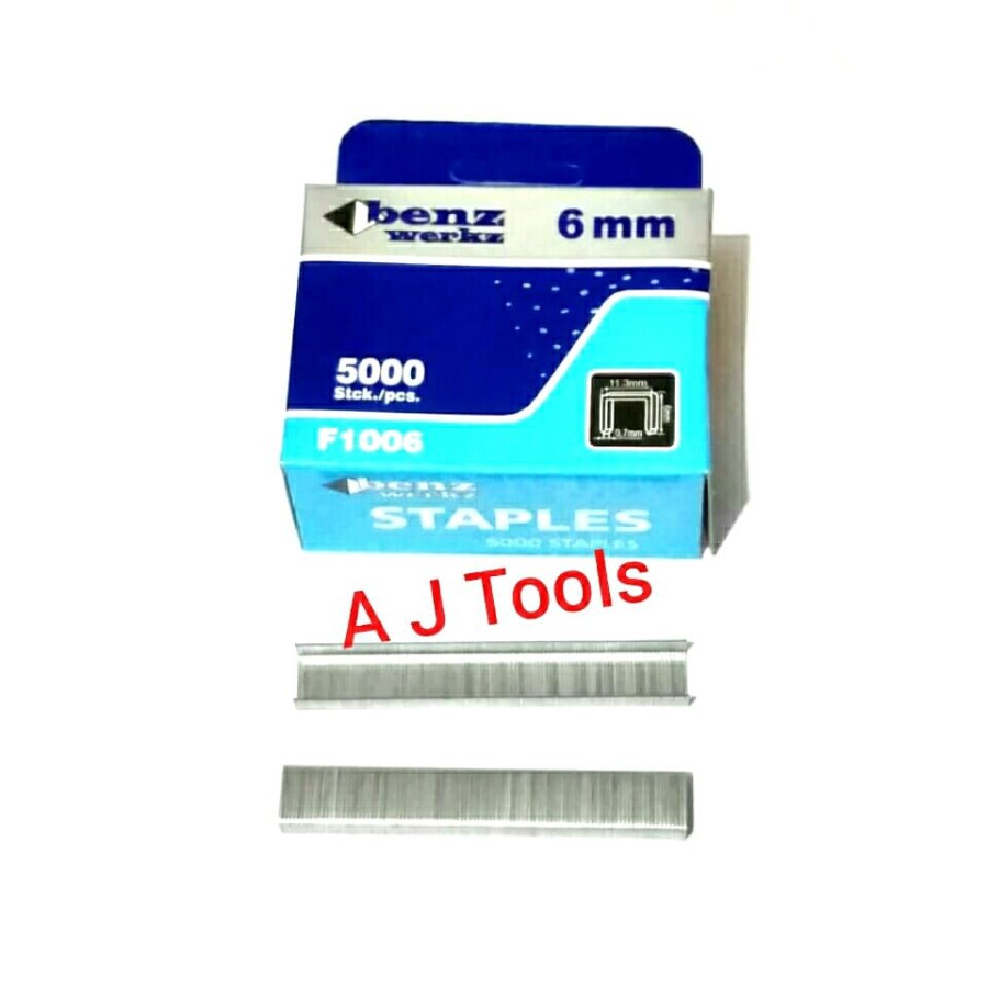 

Isi Staples Tembak Manual 6mm 5000 pcs BENZ 1006F