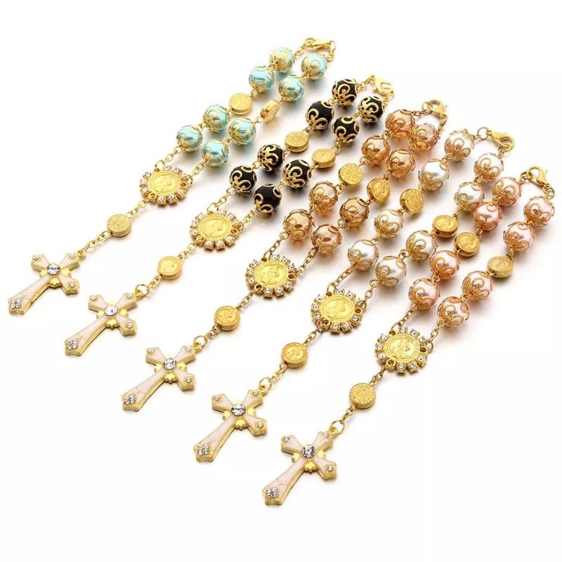 Gelang Rosario Mutiara Kaca