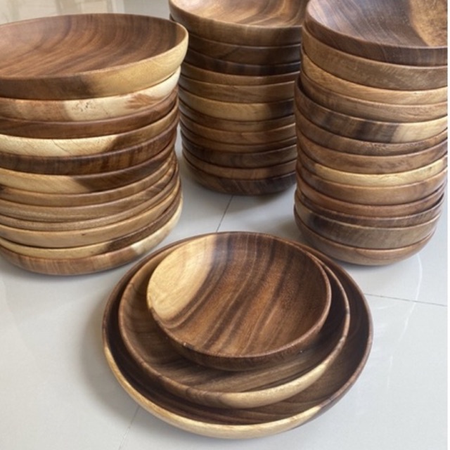 Mangkuk Kayu Jati Diameter 20 - 30cm / Wooden Bowl