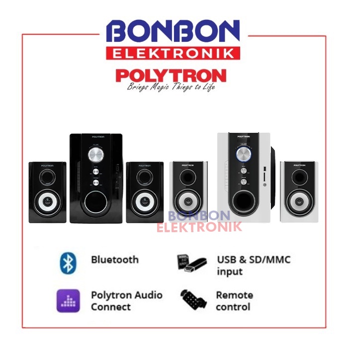 Polytron PMA 9320 Bluetooth Multimedia Speaker Radio FM / PMA9320