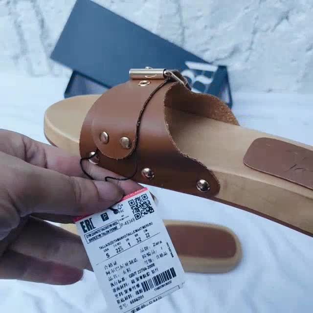 Zara Wooden Sandal Bakiak  Shopee Indonesia