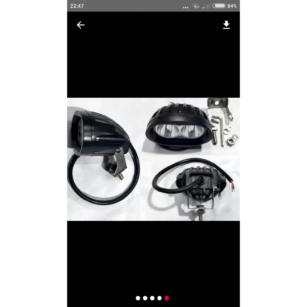 LAMPU TEMBAK SOROT WORKLIGHT OFFROAD LED CREE OWL 20 WATT