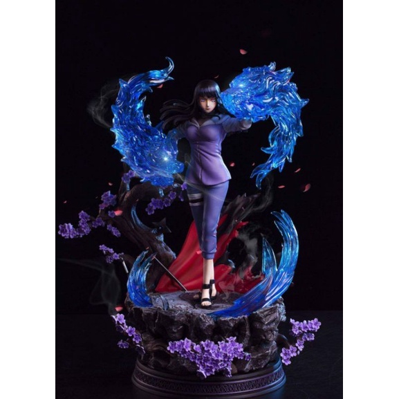 burning wind hinata naruto statue resin