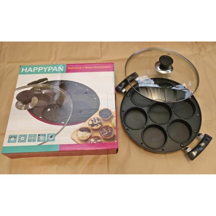 HAPPYPAN CETAKAN MARTABAK MINI TEPLON LUBANG 7 - TJ2