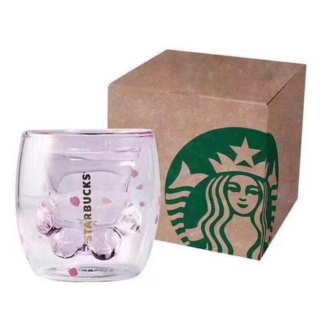 Original Starbucks Sakura Cat Paw Glass Gelas Cakar Kucing Sakura Starbuck 60 oz