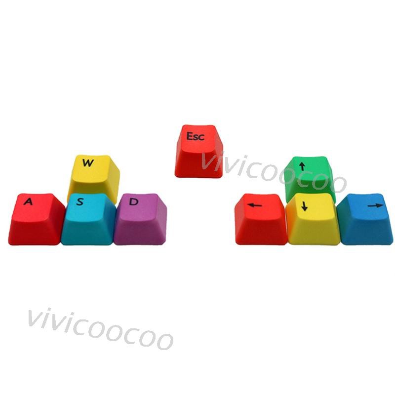 Vivi Keycap Keyboard Mekanik Oem Profile Pbt Rgby Modifikasi Dengan 9 Tombol