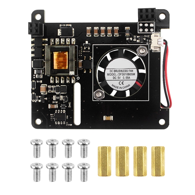 Modul btsg Ethernet POE IEEE802.3AF 5V 2A Gigabit Untuk Raspberry Pi 3b+/ 4b