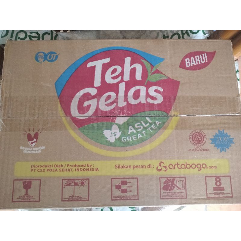 

Minuman teh gelas / teh gelas 160 ml / 160ml / 1 dus isi 24 pcs / cup