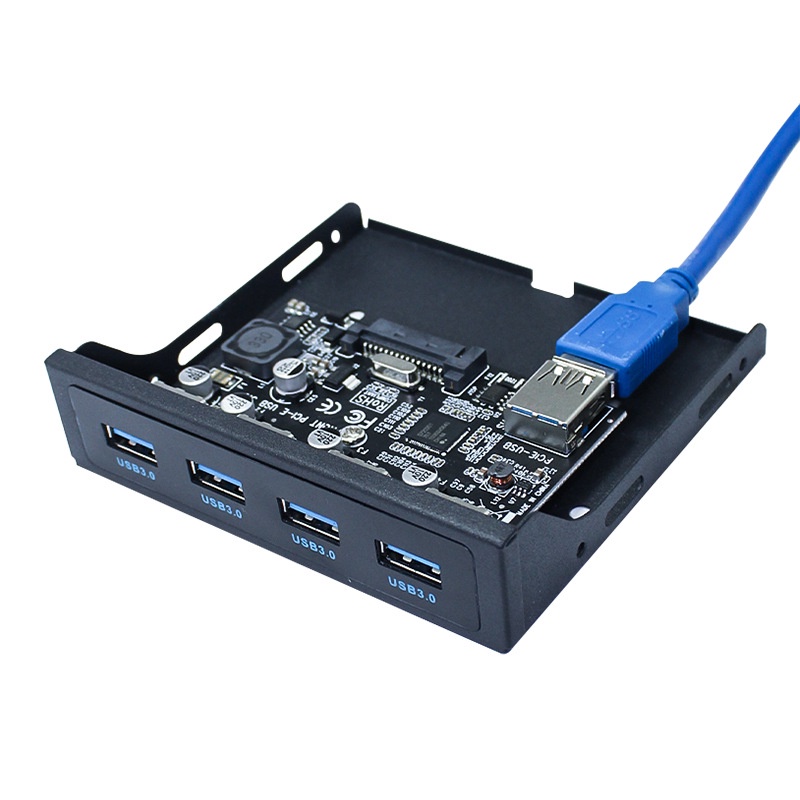 USB Front Panel Pcie 4 Port USB3.0 High Speed 3.5 inch