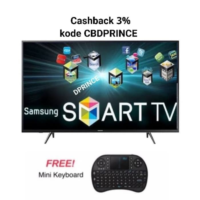 Top Brand SAMSUNG LED TV 49 Inch Smart Digital 49J5250 + Mini Keyboard Murah
