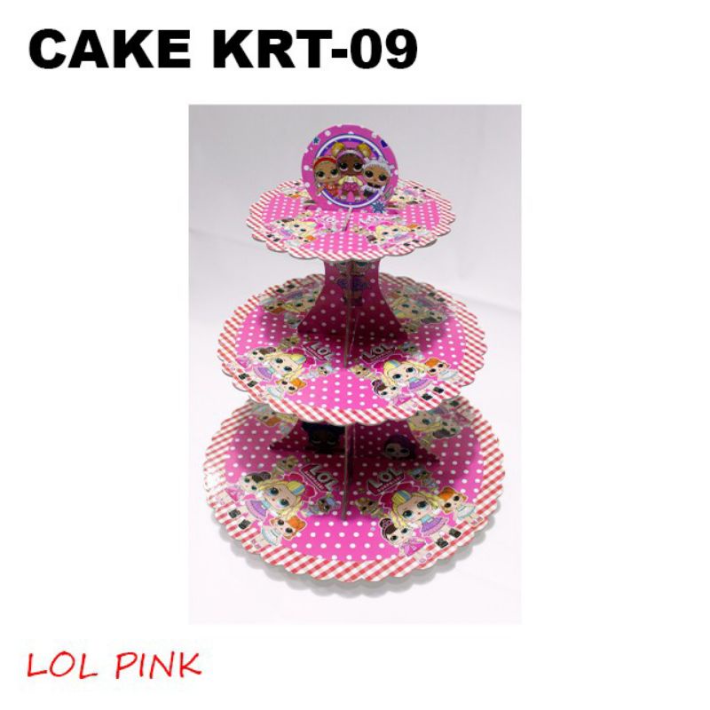 CUP CAKE STAND KARAKTER 3TIER (BRAC824)