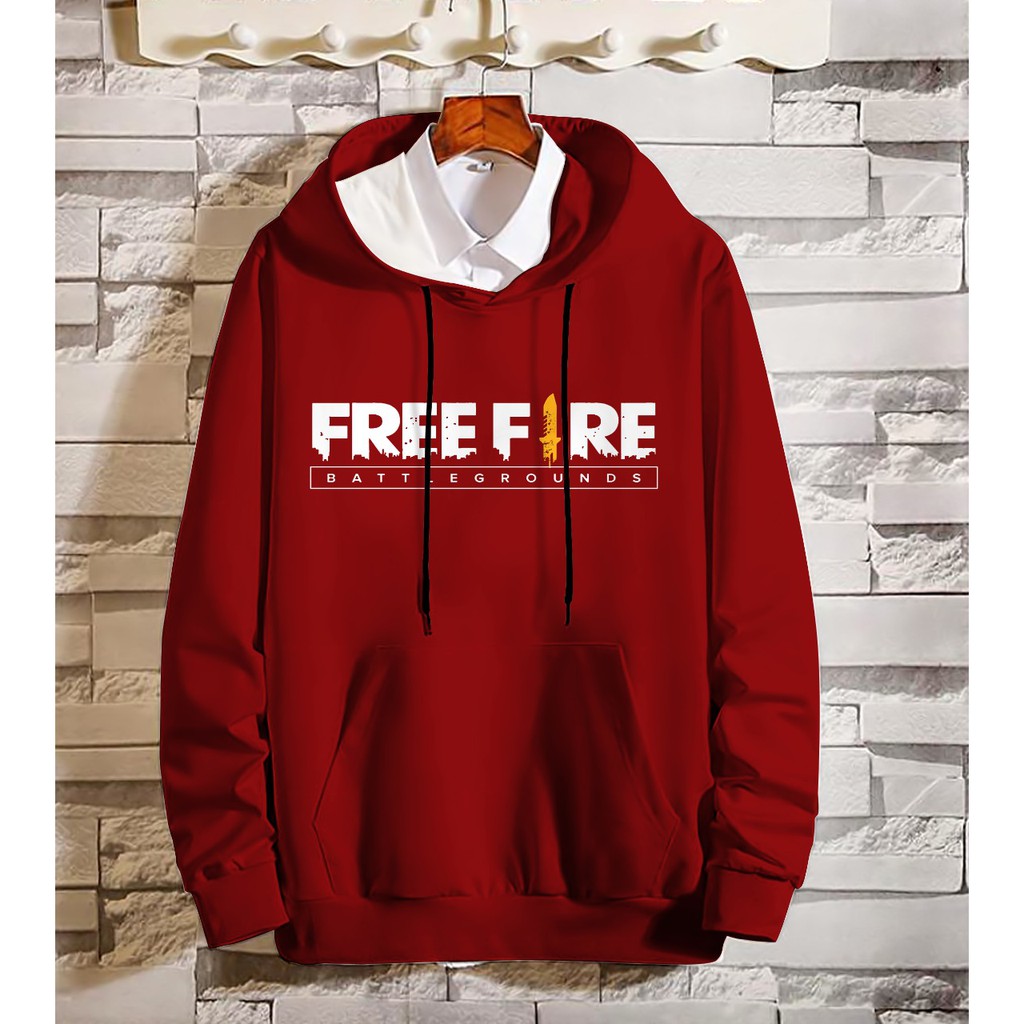 Hoodie Pria / Hoodie Jumper FF / Jaket Pria / Sweater Diskon / Hoodie FREEFIRE