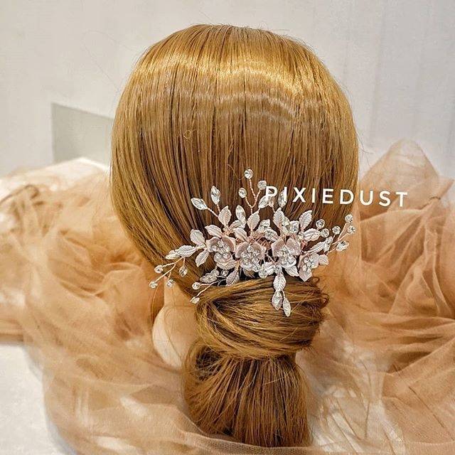 Rose gold hairpiece