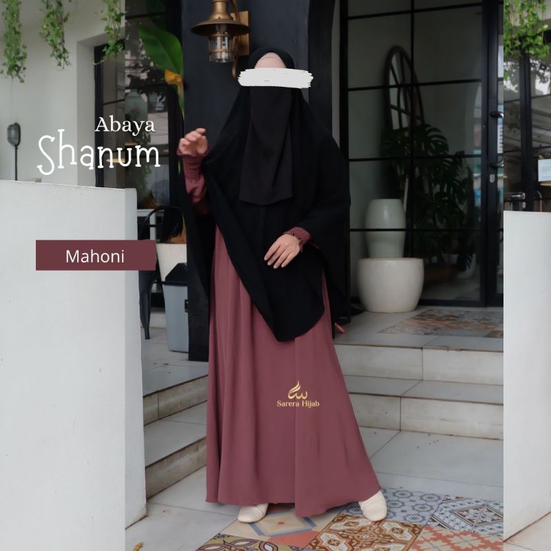 Abaya Shanum Sarera hijab Lilac S L