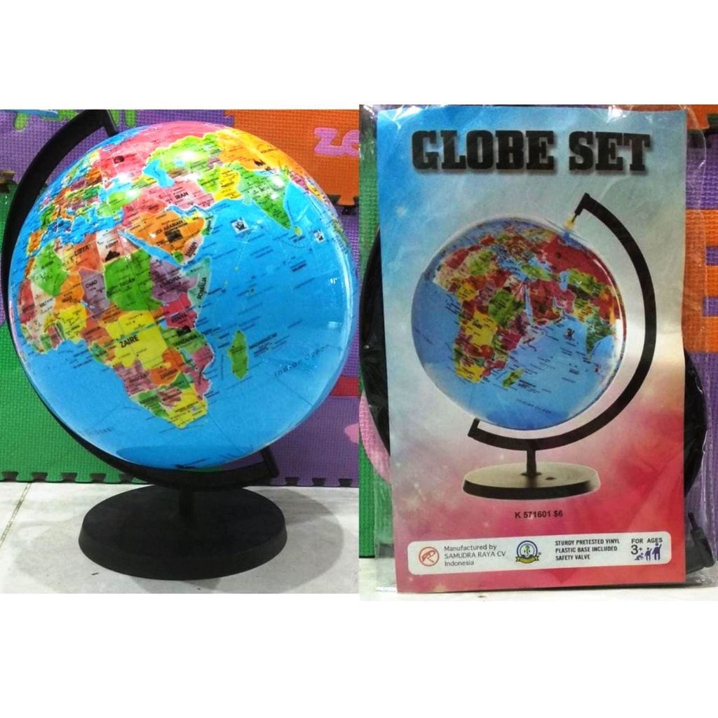 

Atlas Globe Set Bola Dunia Peta Dunia Edukasi Geografis Anak