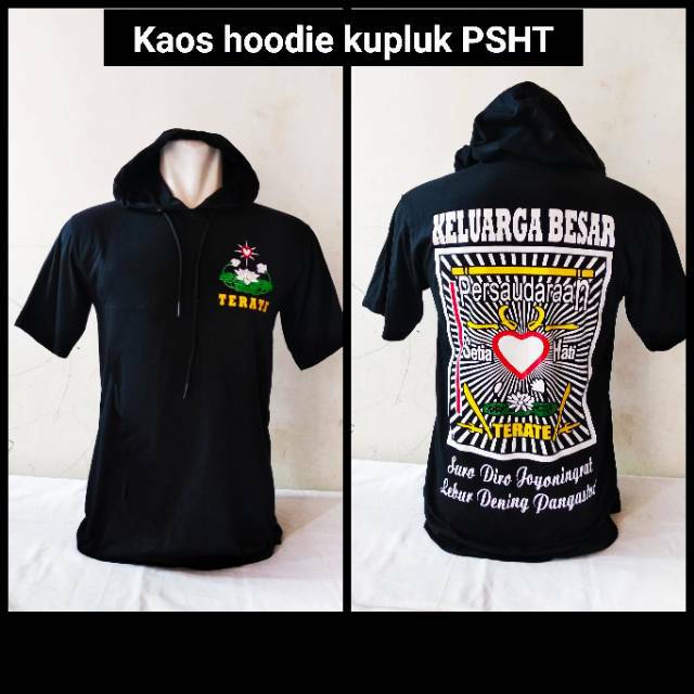 Kaos psht sh terate hoodie kupluk PSHT