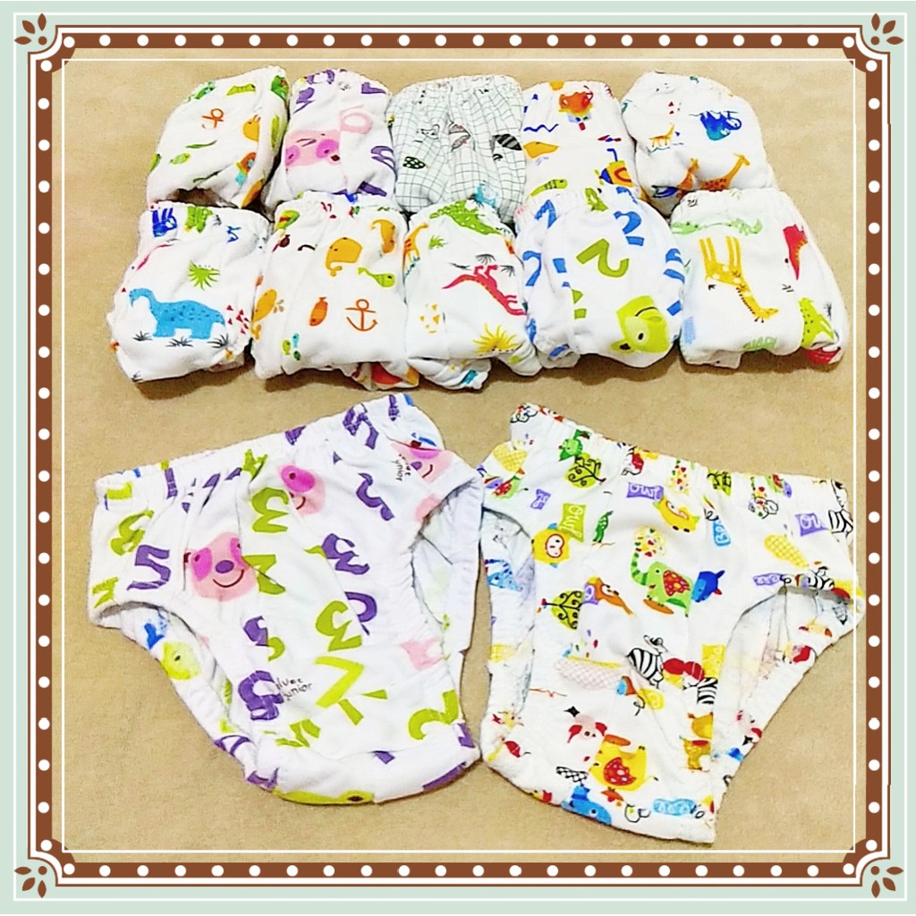 Mikusoo Celana Dalam Anak Bayi Velvet Perca / Motif Libby